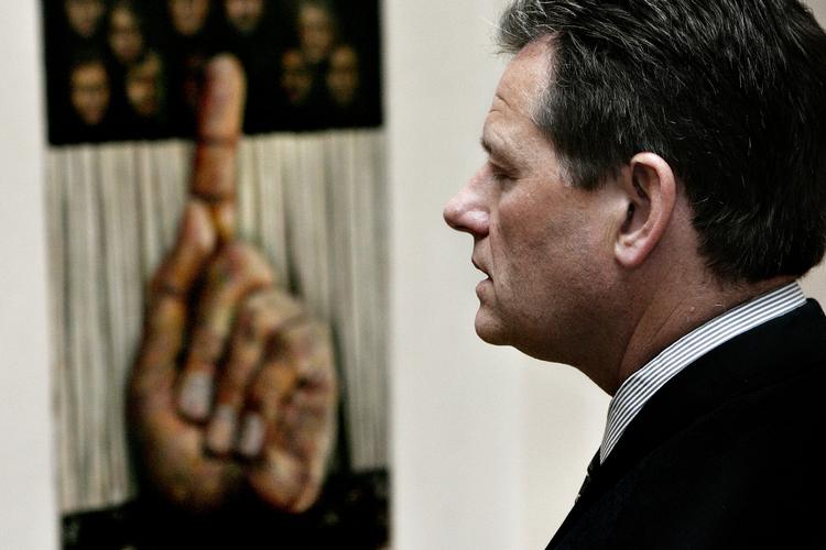 Afvisende. Justitsminister Lars Barfoed (K) er »som udgangspunkt glad for racismepagraffen, som den er«. (Arkivfoto) 
