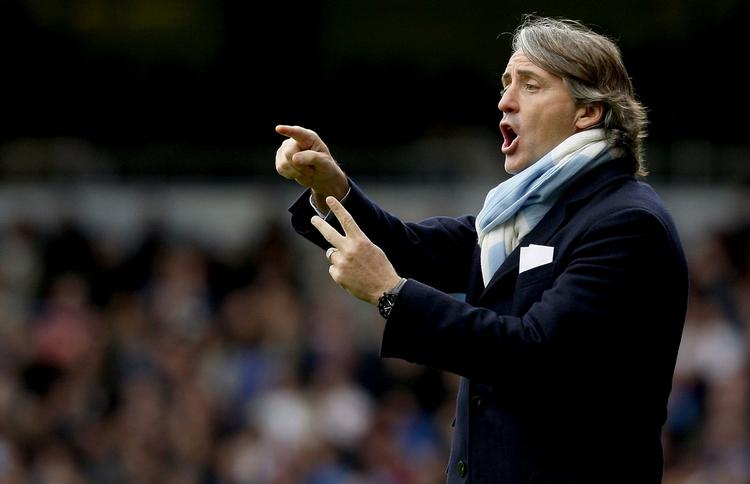presset. Roberto Mancini får ikke lang snor af ejerne i Manchester City. Arkivfoto. 