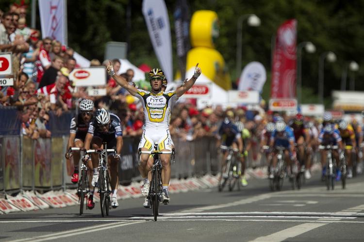 etapesejr. Med en suveræn afslutning vandt Mark Renshaw fjerde etape af Postdanmark Rundt. 