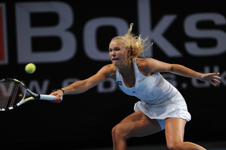 Juhuu. Det holdt hårdt, men hun klarede det. Vores alle sammens tennisprinsesse. 