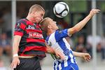 gok. En stor afbrænder af Jonas Borring (tv.) fik ingen konsekvenser, da FC Midtjylland efter pausen scorede tre gange. 
