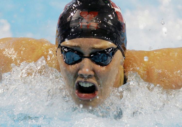 medaljekandidat. I 50 meter butterfly var Jeanette Ottesen tæt på sin danske rekord i det indledende heat ved EM. Arkivfoto. 