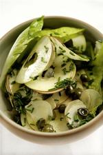 Salat med olivenolie
