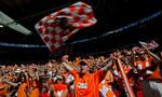 playoff. Blackpool rykkede op fra en sjetteplads i den næstbedste række, da holdet vandt plyoff-kampen mod Cardiff på Wembley i maj. Arkivfoto. 