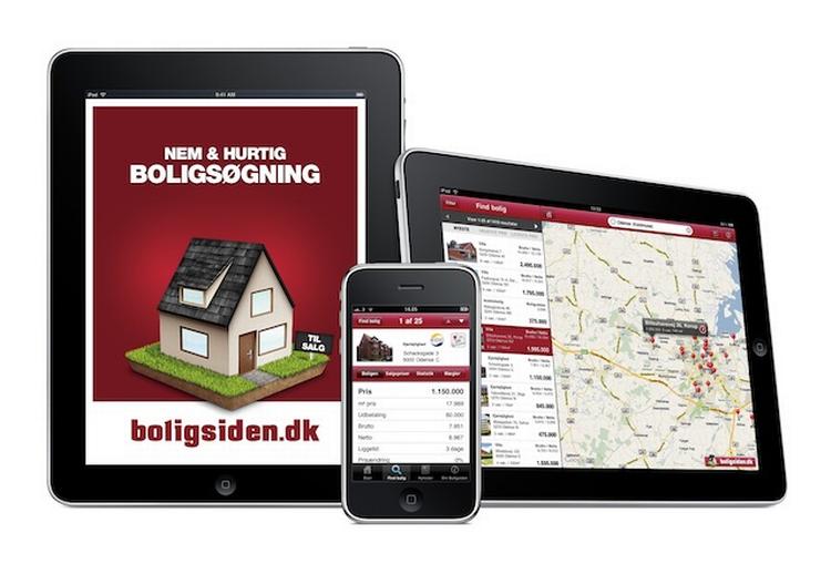 Boligsidens nye program til iPhone og iPad er lækkert og fyldt med smarte features, men indeholder ikke alle boliger til salg. Kombinerer man med boliga.dk's tilsvarende program, er man bedre dækket ind. 