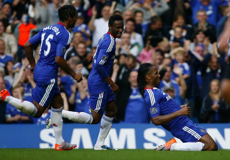 topscorer. Didier Drogba indledte sin jagt på topscorertitlen med tre mål mod West Bromwich, hvorefter han lod sig skifte ud. 