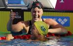 TILFREDS. Jeanette Ottesen blev nummer seks i 50 meter fri, der gav Therese Alshammar endnu en guldmedalje. 