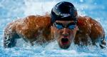 ikon. Michael Phelps under de amerikanske mesterskaber 6. august i år. Amerikaneren vender nu tilbage på favoritdisciplinen. Arkivfoto. 
