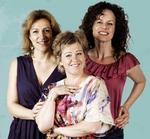 Teatertravlt. Der skal skydes nogle forestillinger af, når ballet åbnes om to måneder. Her er det Nastja Arcel, Pernille Schrøder og Nicoline Siff Møller. 