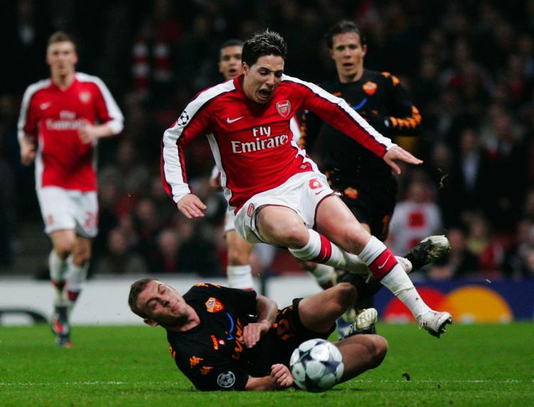 skadesregn. Arsenals franske angriber Samir Nasri er ude en måned efter en knæoperation. Arkivfoto. 