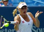 Vinder. Wozniacki fik sejren i to sæt (7-5, 7-5) over schweiziske Patty Schnyder. Arkivforo 