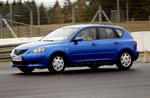 Kontrol. Mazda 3 (billedet) og den familievenlige Mazda 5 kan have en defekt i styretøjet. Derfor skal 2.190 biler en tur på værksted. 