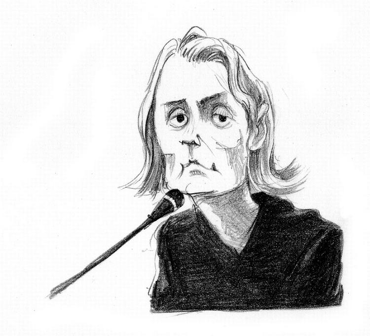 Vidne. Den tidligere pressemedarbejder i Forsvarsministeriet, Lea Juul Henriksen, vidnede i dag i Jægerbog-sagen. Tegning: Roald Als 