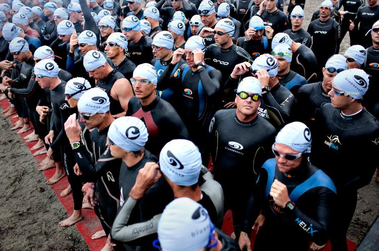 diarré. Oplevelsen overgår generne, siger en stribe af triatleterne trods en lille uge på toilettet med dårlig mave. Foto: Per Folkver 