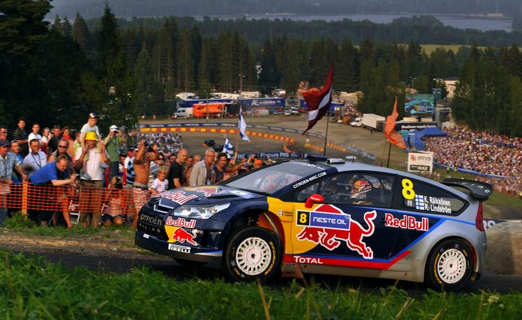 rally. Kimi Räikkönen konkurrerer i det finske landskab i slutningen af juli. Arkivfoto. 