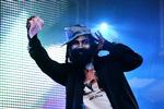 Den syrede, orignale og californiske hiphoppere samt dreadlock-yogi Gonjasufi gav koncert under Strøm festivalen i Enghavenparken 