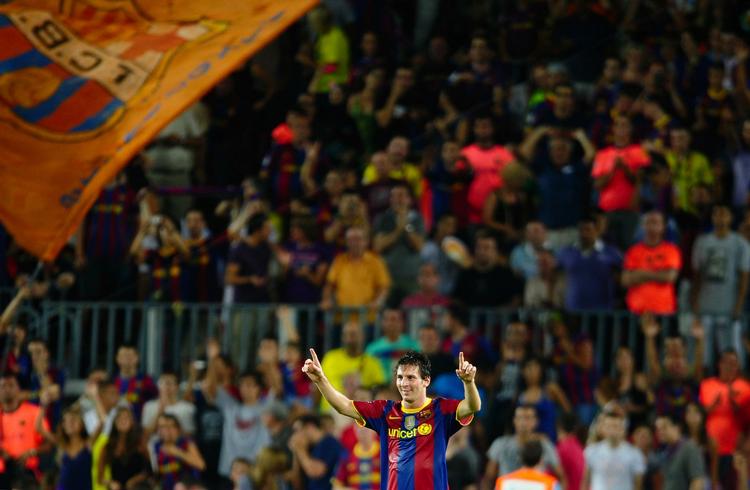 Stjerne. Lionel Messi leverede et profeti om en gylden Barca-sæson, da han sikrede sit mandskab sejren i den spanske Super Cup. 