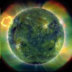 Teori. Solsystemet er måske 300.000 og 1,9 millioner år ældre end hidtil antaget. Her er solen fotograferet af Nasa. 