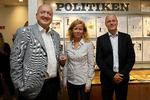 Chefredaktionen. Tøger Seidenfaden (tv.) har i dag fået selskab af Anne Mette Svane og Lars Grarup i Politikens chefredaktion. 