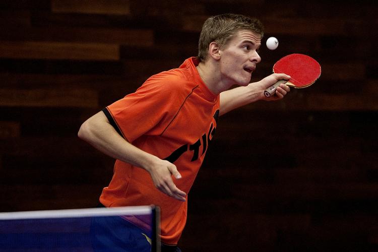 em-spiller. I sommer blev Jonathan Groth europamester i herredouble for juniorer sammen med en ungarer. Arkivfoto. 