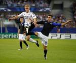 returkamp. FCK blev taget på sengen af Rosenborgs offensive storm i begyndelsen af kampen i Norge. Arkivfoto. 