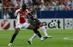 målfest. Matheus (th) fra Braga var kampens oplevelse sammen med holdkammerat Lima, da Sevilla blev slået på egen bane. 