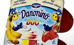 Danonino har været på det danske marked i mange udformninger. Ofte med 'anprisninger' - det vil sige rosende omtale af varen - som ikke passer. Yoghurten er lige så sød og fed som slik, og er altså ikke sund.. 