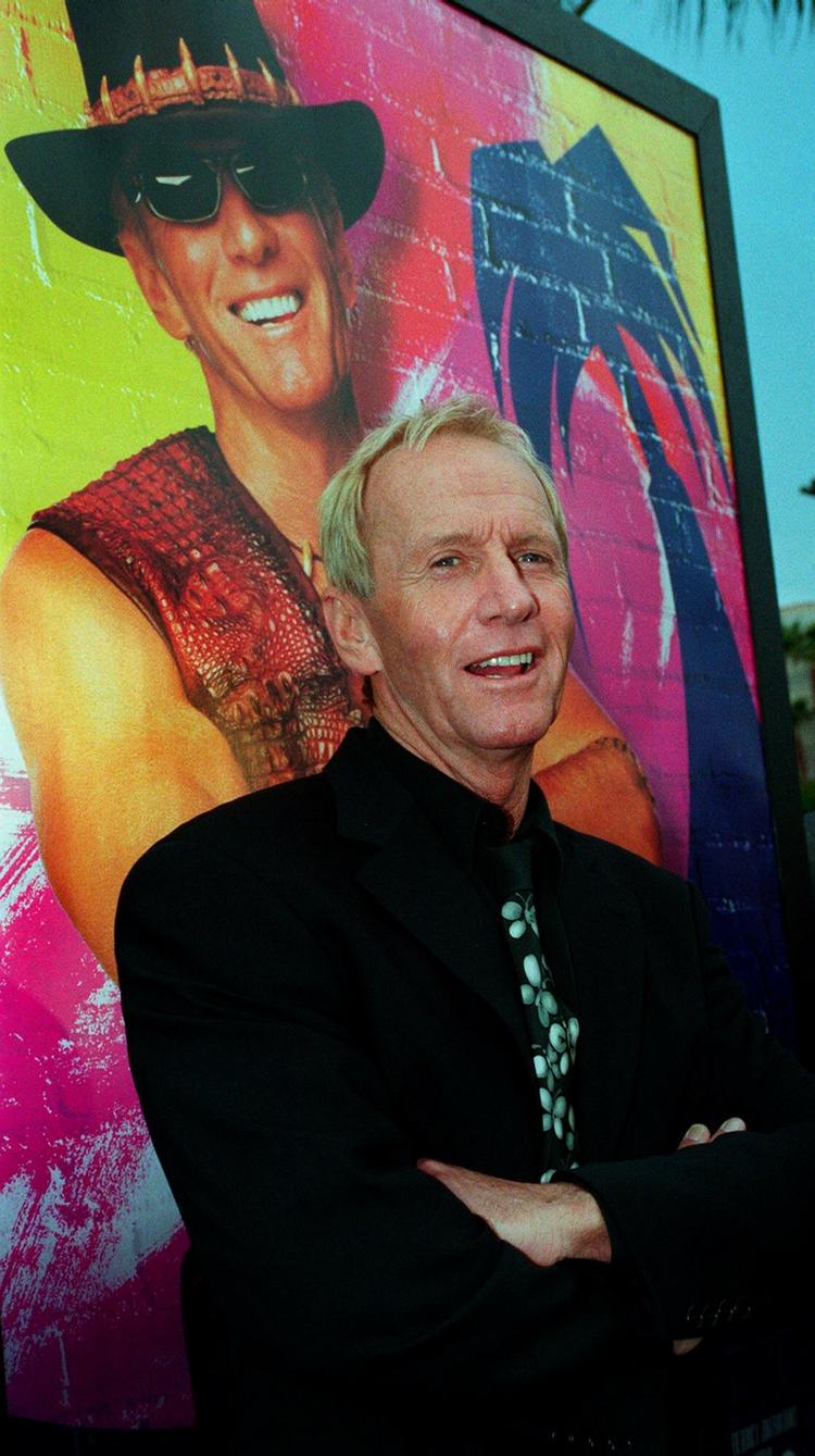 BUNDET. Paul Hogan, som var den store helt i Crocodile Dundee, bor i dag i USA, men bliver nægtet udrejse fra Australien. 