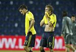 dyrt. Det kostede Brøndby adskillige millioner i indtægt, at holdet faldt sammen mod Sporting Lissabon på hjemmebane efter den flotte indsats i Portugal. Arkivfoto. 