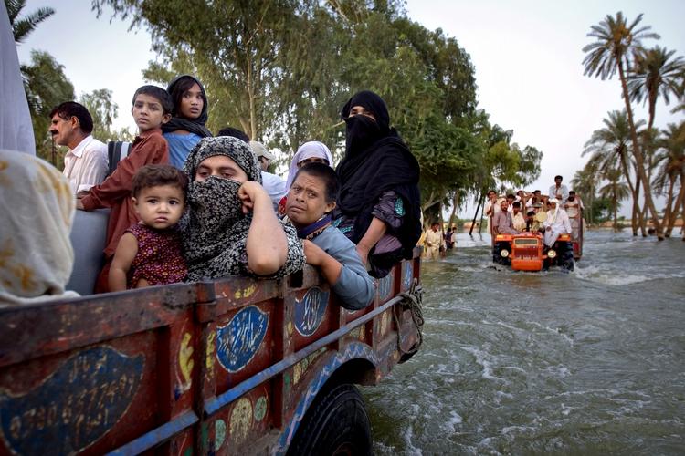 17 millioner mennesker er berørt af de voldsomme oversvømmelser i Pakistan. 