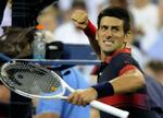 hedebølge. Novak Djokovic fejrer sejren over Philipp Petzschner i anden runde af US Open. Serberen vandt i tre sæt og kunne hurtigt komme tilbage i skyggen. 