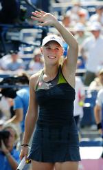 fremtidshåb. Næppe i år i US Open, men i fremtiden venter der grandslamtitler til Caroline Wozniacki. 
