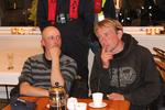 Flyvske. »Vi skal have noget op at flyve. Og det får vi«, sagde Kristian Von Bengtson (tv.) på pressemødet på Restaurant 'Jantzen's Fristelser i aftes. Makker Madsen bakker ham op. 