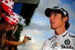 bagud. Vuelta a Espana er ikke blandt topprioriteterne for Andy Schleck, der satte tid til på anden etape. Arkivfoto. 