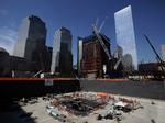 byggeplads. Byggeriet på Ground Zero i New York skrider frem. 
