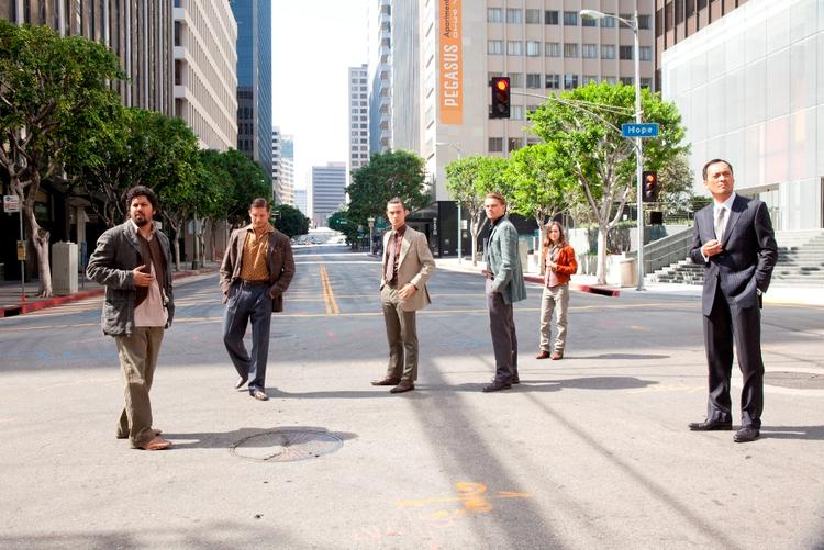 Bl.a. Leonardo DiCaprio, Ellen Page, Tom Hardy og Ken Watanabe spiller med i 'Inception'. 