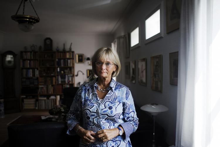 Trækplaster. Pia Kjærsgaard skal sikre opmærksomhed om Sverigedemokraterne, når hun deltager i valgmøde i Höganäs i morgen. 