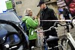 Afspærret. Mange beboere kunne ikke komme forbi politiets afspærringer omkring Israels Plads. 