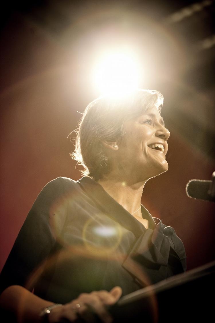 »Når jeg ser på de fire partier i den reelle opposition, så er der meget, der samler, og noget der skiller. Det er der næppe nogen, der er i tvivl om«, siger politisk leder Margrethe Vestager. 