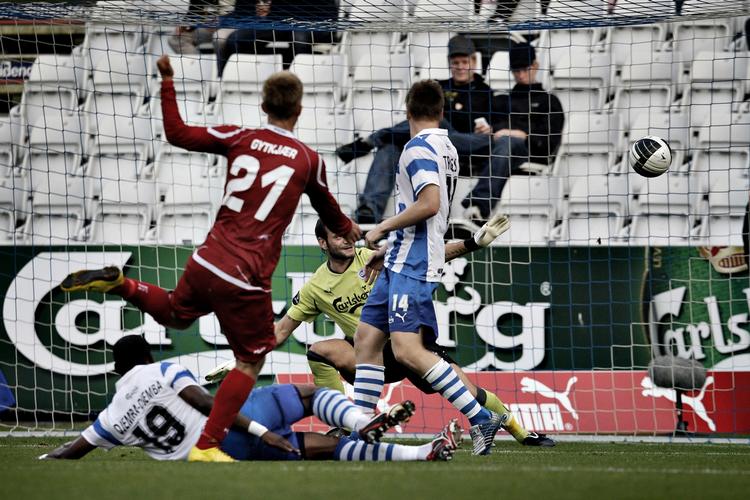 Pletskud. Christian Gytkjær blev kampens eneste målscorer. 