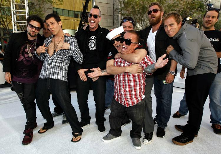 Drengene fra 'Jack Ass' var med. 