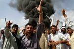 PROTEST. Afghanere demonstrerer i Jalalabad mod Koranafbrændinger. 