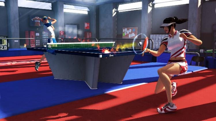 Bordtennis med Move-controlleren er en præcis og taktisk oplevelse - klart mere nuanceret end Nintendos udgave i 'Wii Sport Resort' 