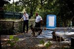 Eftersøgning. Efter henvendelser fra offentligheden afspærrede politiet igen Ørstedsparken for at finde spor i bombesagen. 