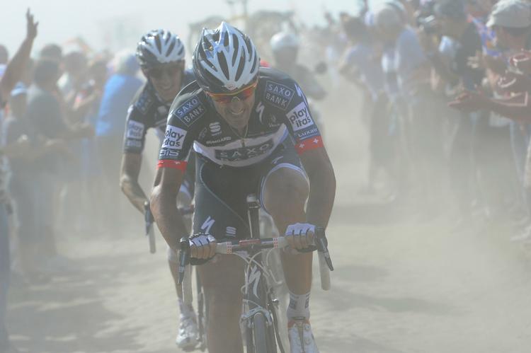 eftertragtet. Fabian Cancellara er angiveligt et emne for nyt hold fra Australien. Arkivfoto. 