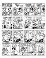 familiedrama. Lille Alines mor er mistænksom. Serien 'Fordi jeg holder så meget af dig', som Nikoline Werdelin blev nomineret til den prestigefulde amerikanske Eisnerpris for, findes selvfølgelig også i den samlede 'Homo Metropolis'. Se tegningen i større udgave nederst. 