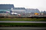 FLY-UHELD. Dash 8-fly efter uheldet i Kastrup. Nu er en tilsvarende maskine forulykket i Norge. Arkivfoto. 