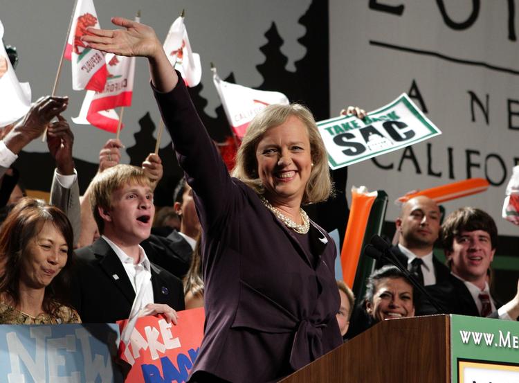 Rig. Meg Whitman har nu 681 millioner kroner i kassen til at vinde guvernørposten i Californien. 