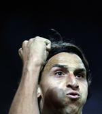 Sådan. Zlatan Ibrahimovic kom på tavlen to gange for AC Milan. 