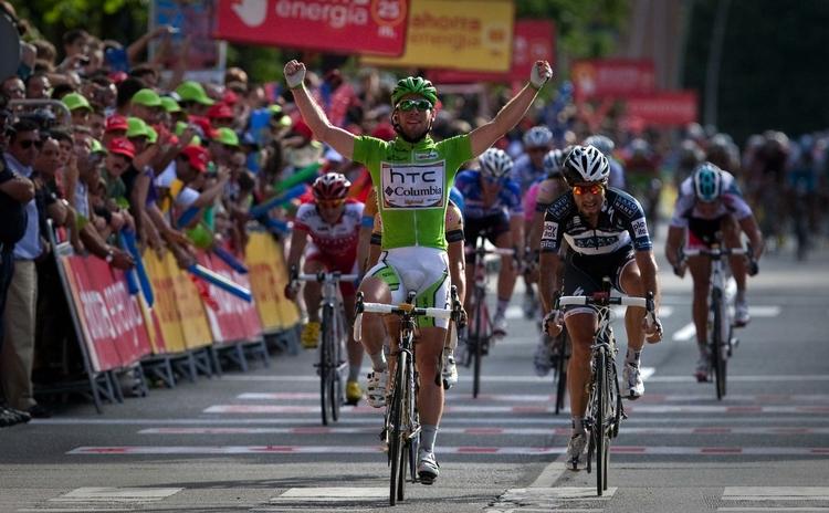 Overarbejde. Mark Cavendish vandt i går sin tredje etape i Vuelta a Espana, men skal han snuppe sig fjerde i dag, så kræver det en ekstra indsats. Arkivfoto. 